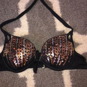 Victoria’s Secret sequined push up bikini top